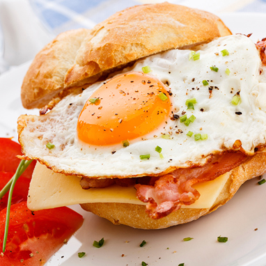 Egg & Swiss Breakfast Sandwich